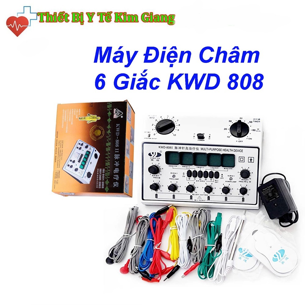 Máy Điện Châm Châm Cứu 6 Giắc KWD 808I