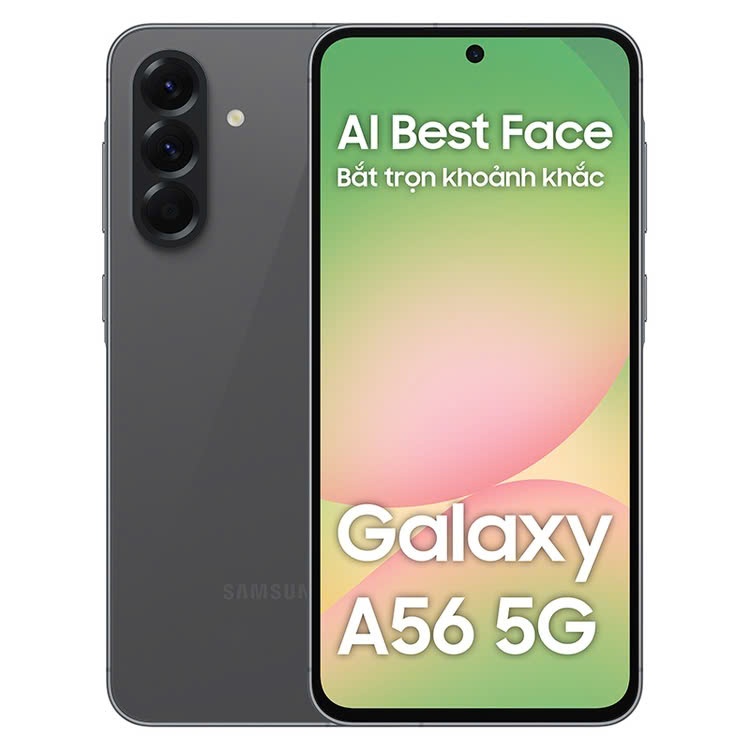 (KOL) Điện thoại Samsung Galaxy A56 5G 8GB | 128GB, Màn hình 6.7" - Chip Exynos 1580 - 50MP - 5000mAh, Bảo hành 2 năm | BigBuy360 - bigbuy360.vn