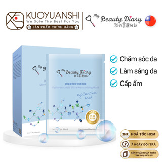 [Bản Đài] Hộp 8 miếng mặt nạ My Beauty Diary Hyaluronic Acid Moisturizing cấp nước và dưỡng ẩm - HA 23ml/Miếng