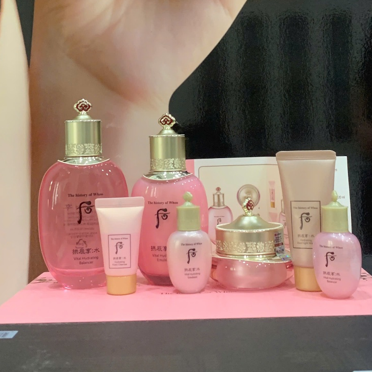 [CHÍNH HÃNG] SET THE WHOO HỒNG DƯỠNG ẨM CHO DA - THE HISTORY OF WHOO GJH SOO SET (7 MÓN)
