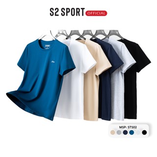 Áo thun nam S2 SPORT áo phông trơn cổ tròn Cotton Premium co giãn thấm hút mồ hôi tốt - STS02