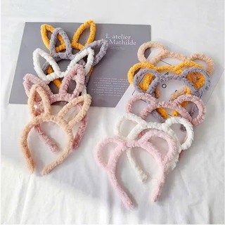 Bờm cài tóc lông tai mèo tai thỏ