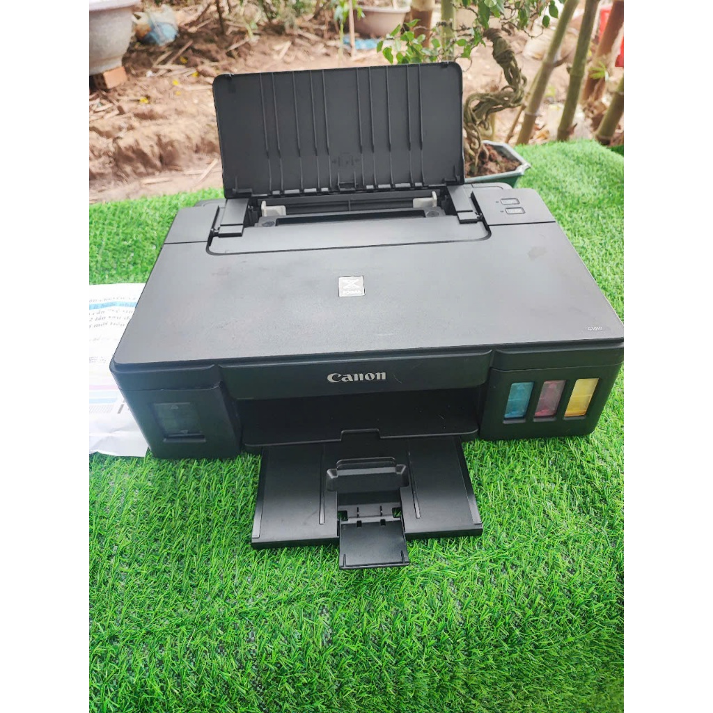 Máy In Phun 4 Màu Canon G1010 , đầu phun mới , máy có trầy xước nhẹ, bảo hành 12 tháng