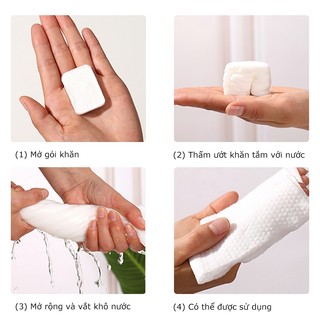 G COMBO 10 khăn giấy nén hình GARIN