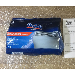 Muối Finish 1kg dùng cho máy rửa chén bát