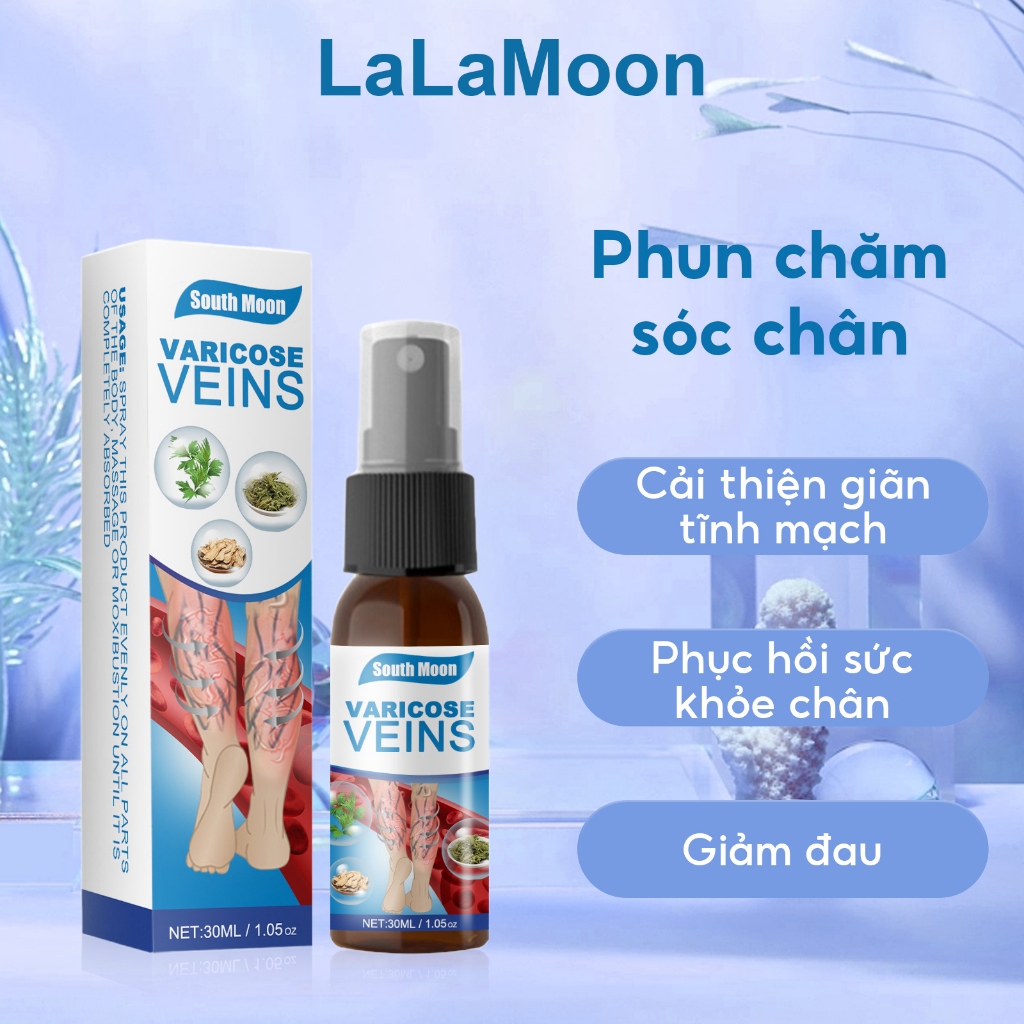 South Moon  Xịt chăm sóc chân giảm khó chịu cải thiện giãn tĩnh mạch và thúc đẩy tuần hoàn máu
