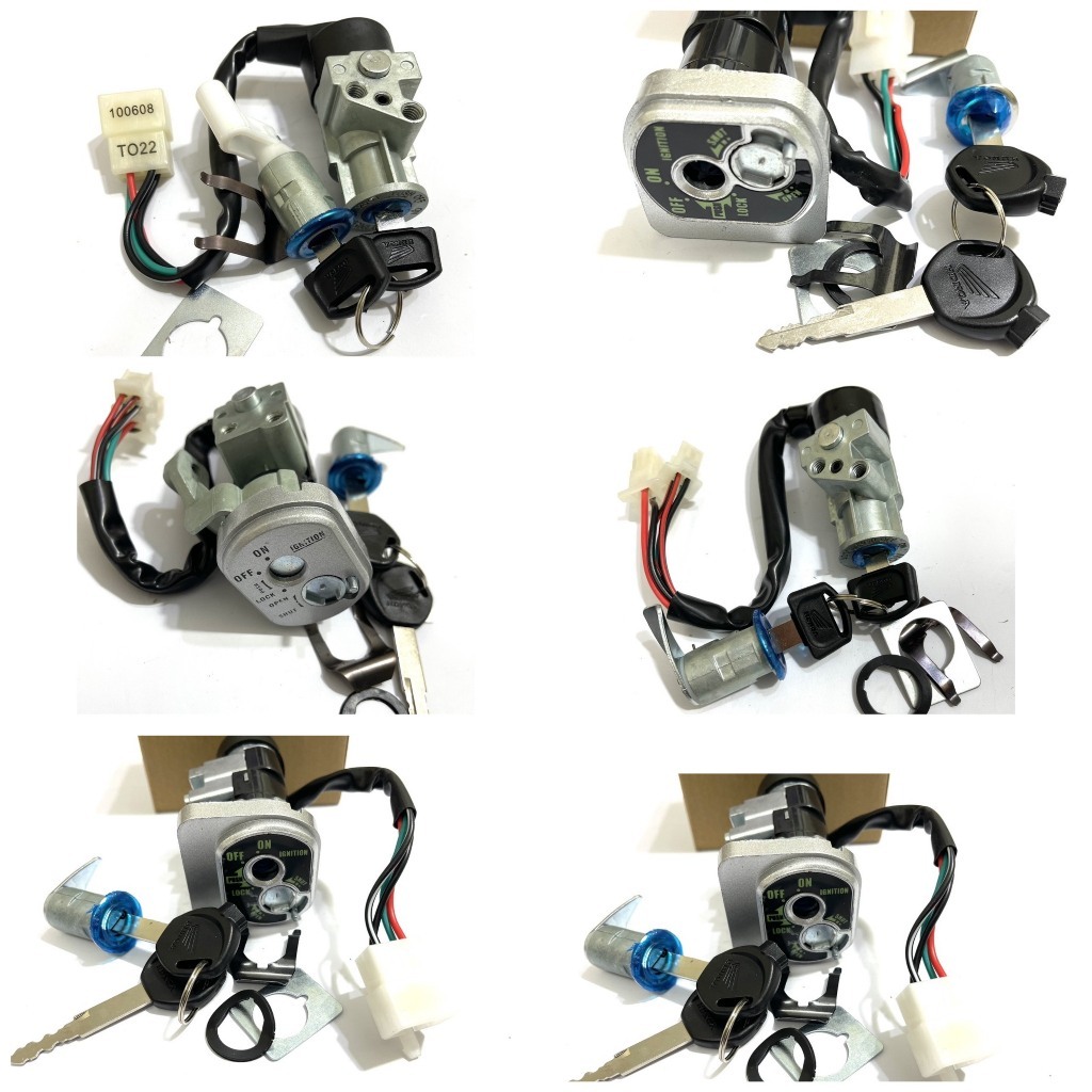 Bộ Ổ khoá xe máy Wave alpha 100, alpha 110, S, RS, RSX,Dream MTS