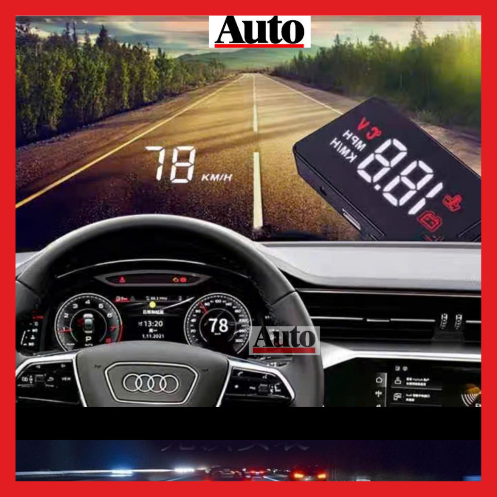 Hiển Thị Tốc Độ Lên Kính Lái Hud A100 Phiên Bản Mới 2025