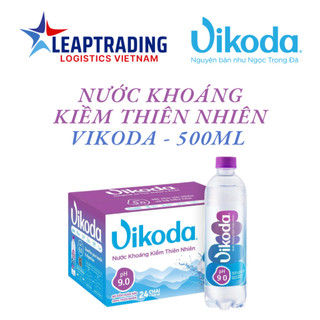  Vikoda Nước khoáng kiềm thiên nhiên 500ml  Thùng 24 chai  
