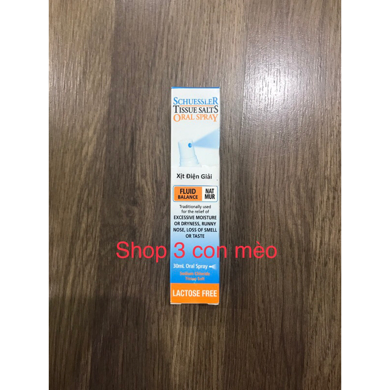 Xịt Tissue Điện giải 30ml