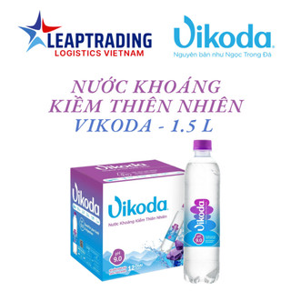  Vikoda Nước khoáng kiềm thiên nhiên 1.5L  Thùng 12 chai  