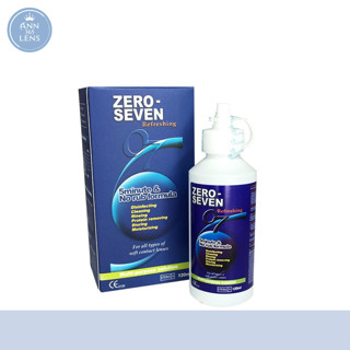 Nước Ngâm Kính Áp Tròng, Nước Bảo Quản Chuyên Dụng Dành Cho Lens Mắt Zezo Seven Hàn Quốc 160ML
