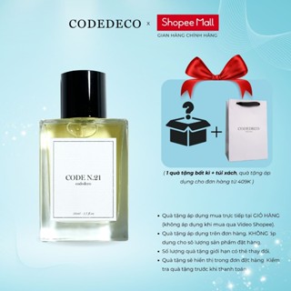 Tinh dầu thơm nam CODEDECO CODE N.21 50ml - Nam tính, Phóng Khoáng, Cuốn hút