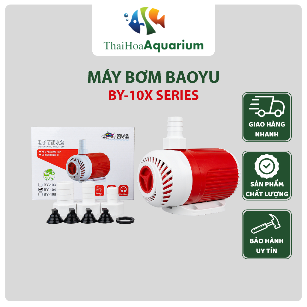 MÁY BƠM BỂ CÁ BAOYU BYB 2000 - BY 103 Máy bơm bền, tiết kiệm điện