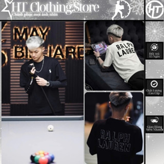  Áo Phông Nam Nữ Sanlauren Thêu Ngựa Chữ Xù Cổ Tròn_Áo Thun Nam Nữ Unisex Siêu Hot New 2025 