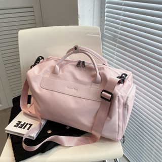 Túi du lịch gym yoga cao cấp Mibrg Bag vải chống thấm dày đẹp có dây đeo chéo ngăn đựng giày riêng