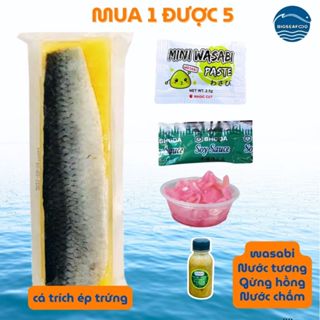 Hoả Tốc - Cá Trích Ép Trứng Sashimi Kanzunoko (1 Thanh)