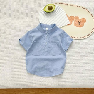 ÁO SƠ MI ĐŨI CHO BÉ Trai chất đũi xước không xù thấm hút mồi hôi cho bé từ 8-28kg DOLY KIDS