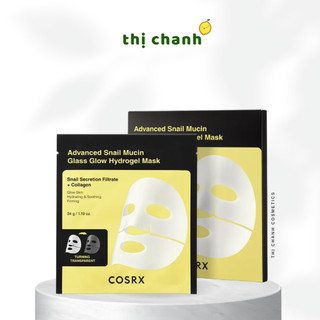   Ẩn  Mặt Nạ Gel COSRX Advanced Snail Mucin Glass Glow Hydrogel Mask 34g 