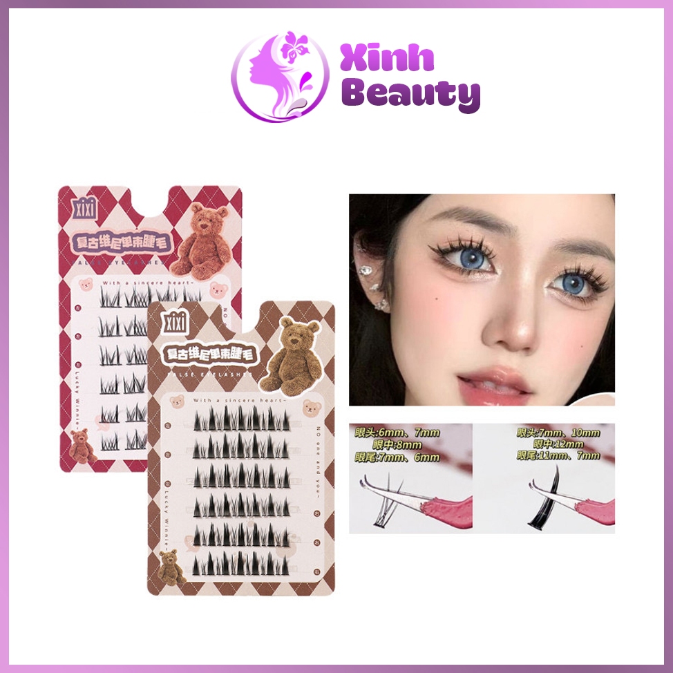 Mi Giả, Mi Giả Tách Sợi, Lông Mi Giả, Mi Giả Tự Nhiên, Mi Cụm Giả XIXI GJ57