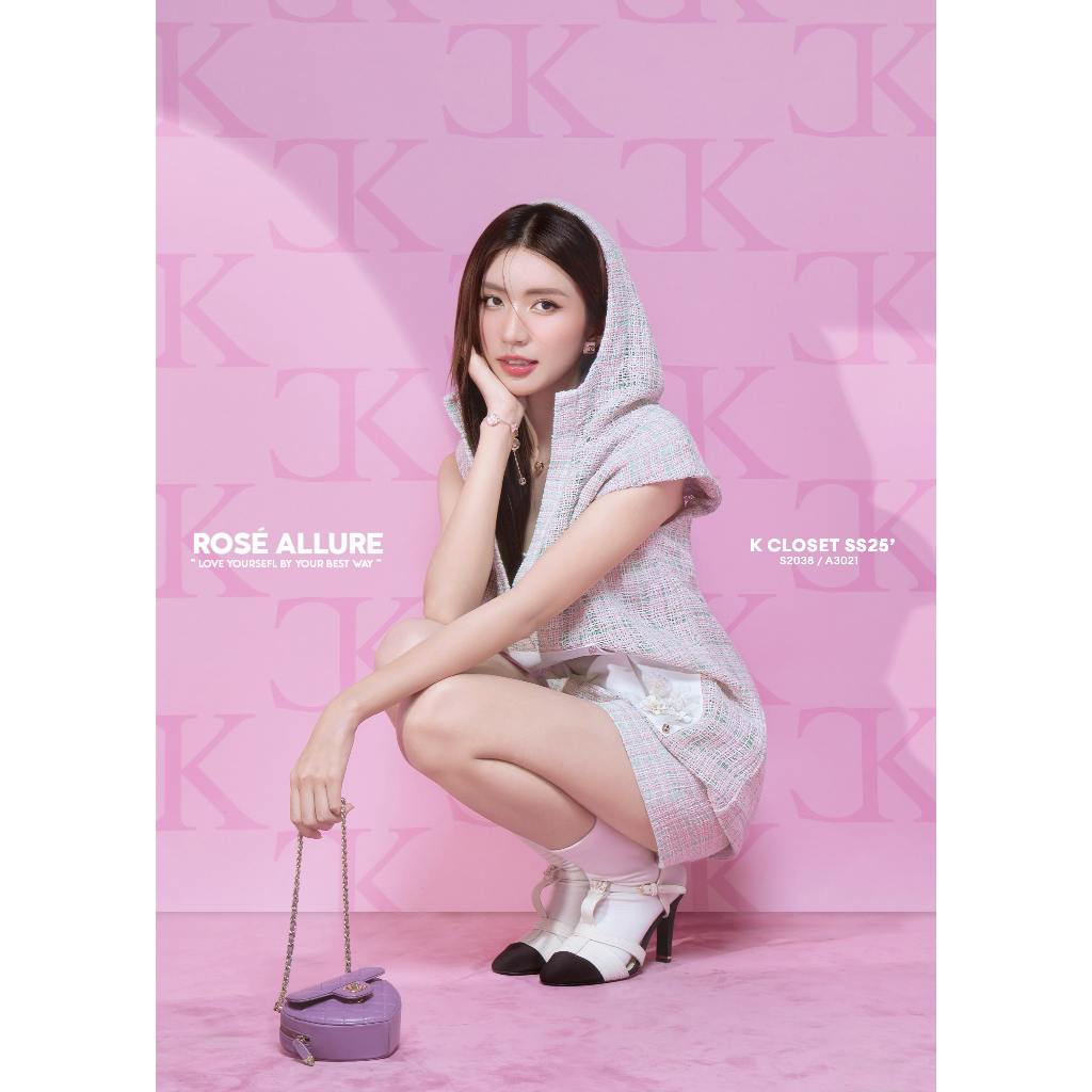 Set áo khoác và Quần short LOVE SPELL SET, thời trang thiết kế K Closet S2038 (KHÔNG KÈM BRA)