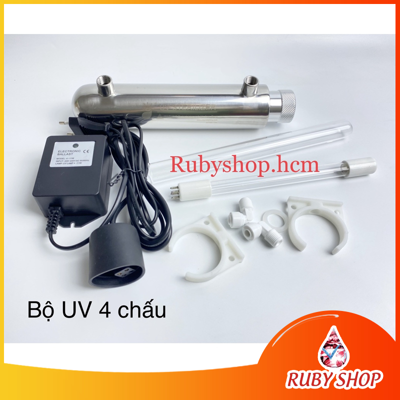 Bộ đèn diệt khuẩn UV 6W Rubyshop.hcm