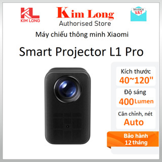 New 2025 Máy chiếu thông minh Xiaomi L1 PRO 400lm (60"-100") 2GB/16GB - Hàng chính hãng