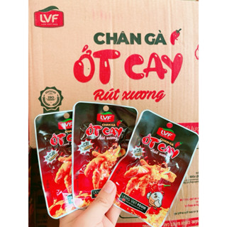 (Giá Sỉ) 60 gói Chân gà rút xương Ớt cay Làng Việt