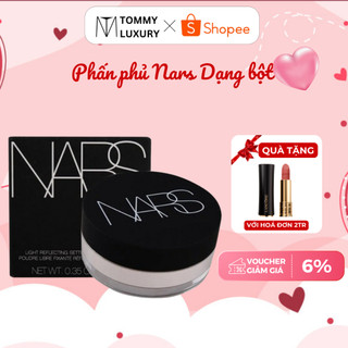  Phấn Phủ Bột NARS Light Reflecting Setting Powder Loose Translucent Crystal Không Màu Kiềm Dầu Mỏng Mịn 