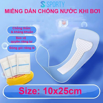 Miếng dán PU bảo vệ vùng kín SPORTY DP8 dùng 1 lần chống nước, phòng ngừa nhiễm trùng cho phụ nữ