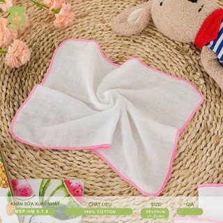 SÉT 10c khăn sữa xuất nhật 2,3,4 lớp Mipbi 100% Cotong AN TOÀN TUYỆT ĐỐI CHO TRẺ SHOP MẸ VÀ BÉ 15