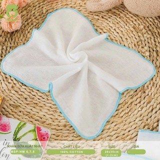 SÉT 10c khăn sữa xuất nhật 2,3,4 lớp Mipbi 100% Cotong AN TOÀN TUYỆT ĐỐI CHO TRẺ SHOP MẸ VÀ BÉ 15