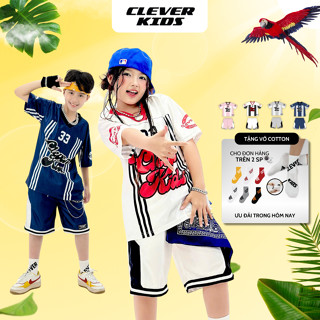 Bộ Hè Quần Áo SỐ 33 CLEVER KIDS chất vải cotton mịn mát [Size từ 20kg- 60kg]