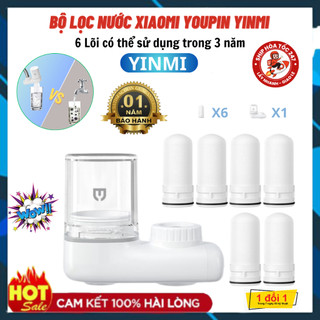 Máy Lọc Nước Xiaomi Youpin YINMI Vòi Lọc Nước YM-R0100 Giặt Được Lõi Lọc Tương Thích Nhiều Vòi