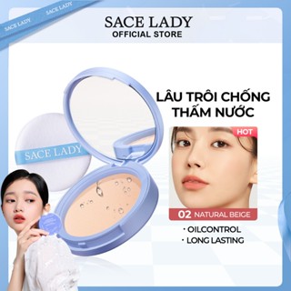 Phấn Phủ SACE LADY Kiềm Dầu Dộ Che Phủ Cao Lâu Trôi Kháng Nước  với 3 màu tùy chọn 10g
