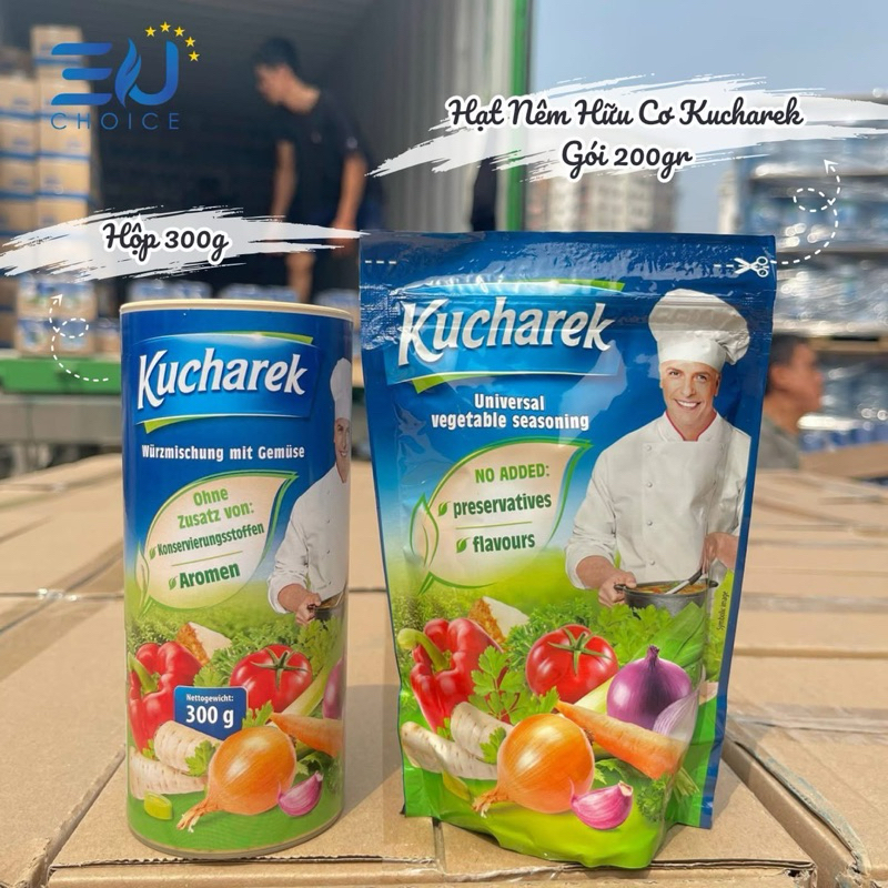 Hạt nêm hữu cơ chay Kucharek Đức ONFOD cho bé ăn dặm ăn chay giảm cân healthy eat clean