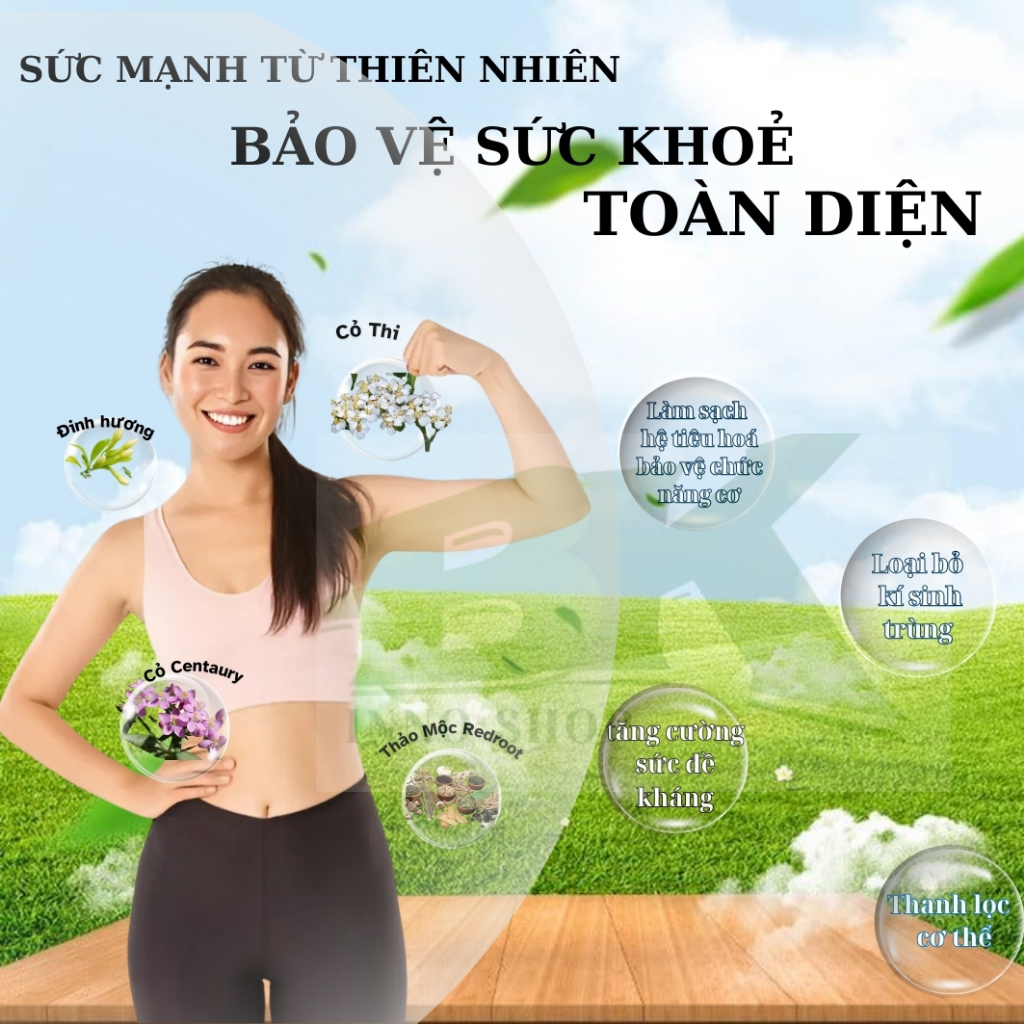 Viên Uống Thảo Dược DETOXIC Nga – Hỗ Trợ Thanh Lọc Cơ Thể, Cải Thiện Tiêu Hóa, Loại Bỏ Ký Sinh Trùng, Giun Sán | BK INNO