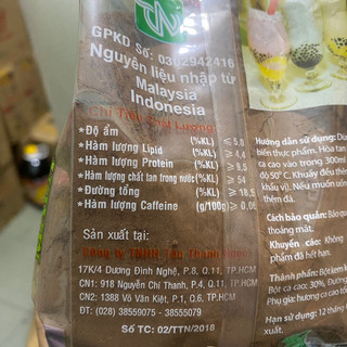 BỘT CACAO ĐẮNG MALAYSIA 500g