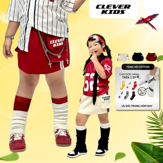 Váy Túi Hộp CLEVER KIDS - Chất Vải Dù Hàn Thoáng Khí Năng Động [Size từ 20kg - 60kg]