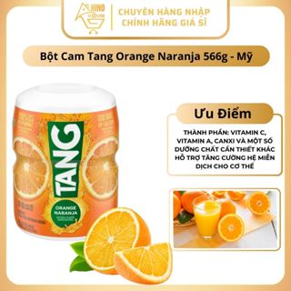 Bột Cam TANG Pha Nước 566g USA Giàu Vitamin C Hổ Trợ Tăng Sức Đề Kháng Thơm Ngon Giá Tốt - Hinohouse