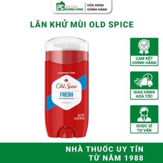 [Tạm hết] Lăn Khử Mùi Old Spice Fresh 85g Tươi Mát & Sôi Động