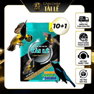 Cám Hút mật dưỡng Tài Lê, Combo 10 gói xanh, cung cấp năng lượng tự nhiên cho chim