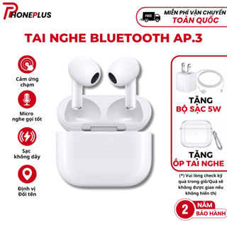 Tai Nghe Không Dây A.P.3 , Tai Nghe Bluetooth Âm Thanh To Rõ, Pin Trâu, Đầy Đủ Chức Năng Nguyên Seal PhonePlus