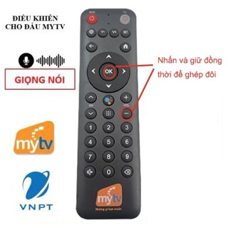  Điều khiển Remote đầu thu MyTV VNPT Có Tìm Kiếm  Giọng Nói Mẫu mới cải thiện tốt hơn mẫu cũ 