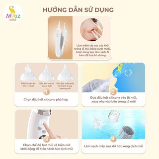 MÁY HÚT MŨI ĐIỆN TỬ MOAZ BÉBÉ MB-010 MB-095