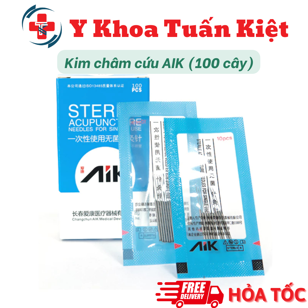 ✅ Kim châm cứu AIK hộp 100 cây