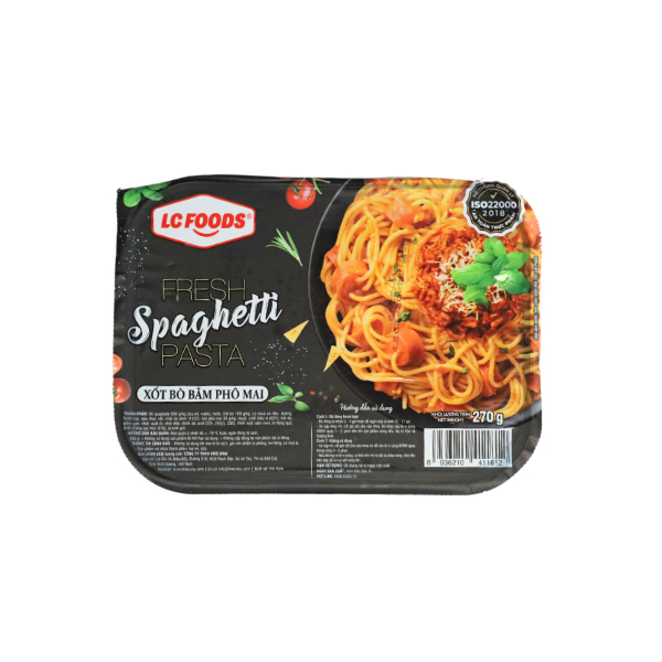 Mỳ Spaghetti bò bằm phomai LC Foods 270gr [HN giao hỏa tốc] - Ảnh 2