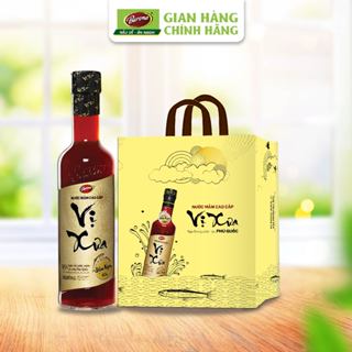 Mua 1 chai Nước Mắm Cao Cấp Vị Xưa Barona 40 độ đạm 500ml [Tặng 1 Túi thân thiện môi trường Vị Xưa]