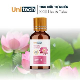 Tinh Dầu Hoa Sen Unitech (10mL)| Tinh Dầu Cho Máy Khuếch Tán, Hương Thơm Nhẹ Nhàng, 100% Thiên Nhiên