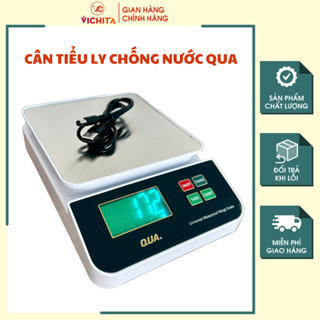 Cân Điện Tử VICHITA Chống Nước QUA 3Kg/0.1g Và 5Kg/1g, Cân Tiểu Ly Nhà Bếp Có Độ Chính Xác Cao